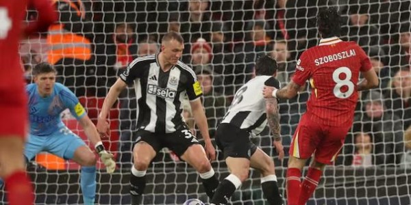 【英超】索博&amp;amp;麦卡破门，利物浦轻取纽卡13分领跑