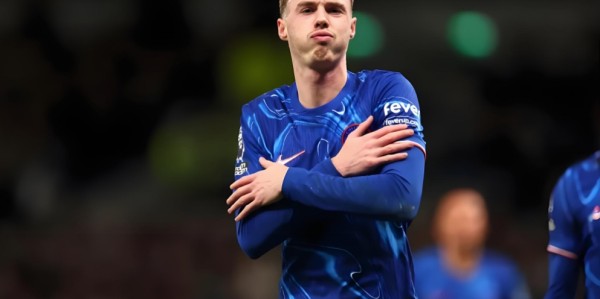 帕尔默战帕尔梅拉斯全场数据：4次射门打进1球，传球成功率85.7%