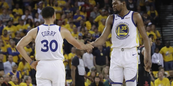 网友：库里没你也夺冠了！KD：把我那几个MVP奖杯寄回湾区 如何？